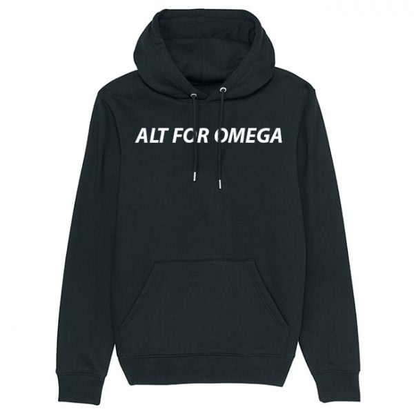 Alt For Omega - Sort hoodie