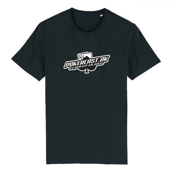 Pokercast sort t-shirt
